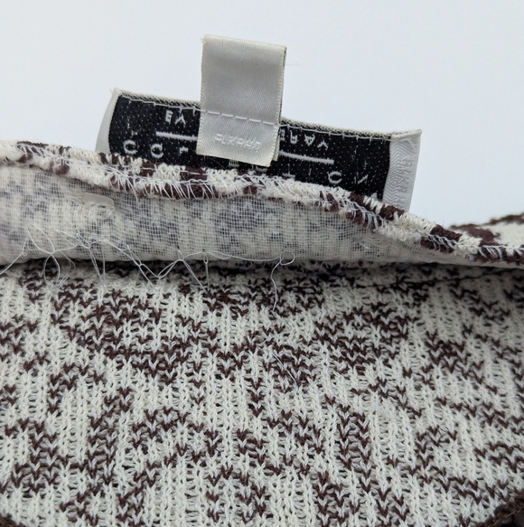 St John Collection Printed Knit Jacket Leather Trim Old Money Quiet Luxury 12 - Picture 11 of 12